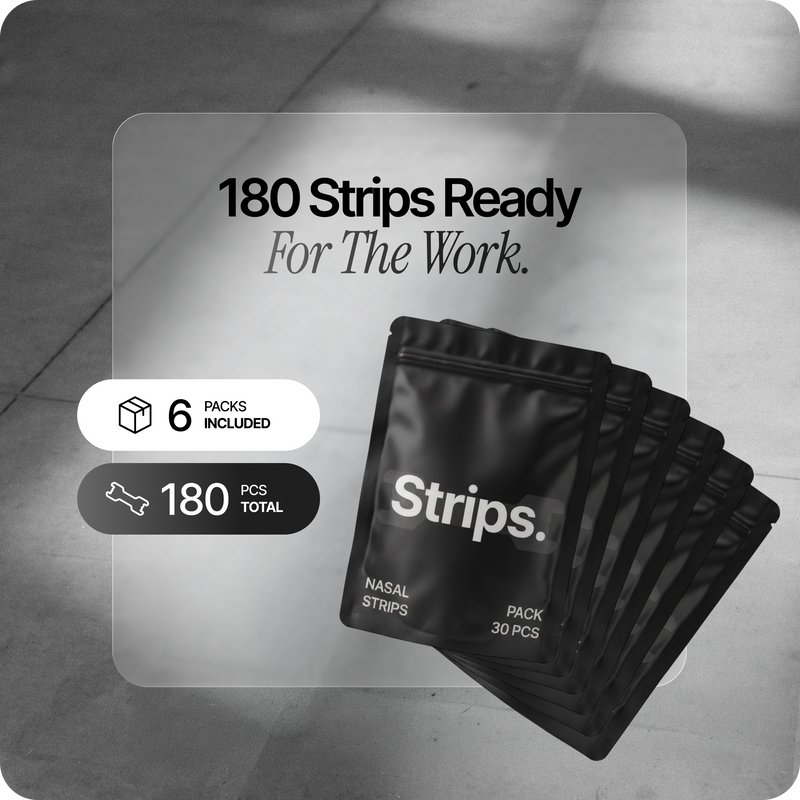 Black Nasal Strips [6-Pack]