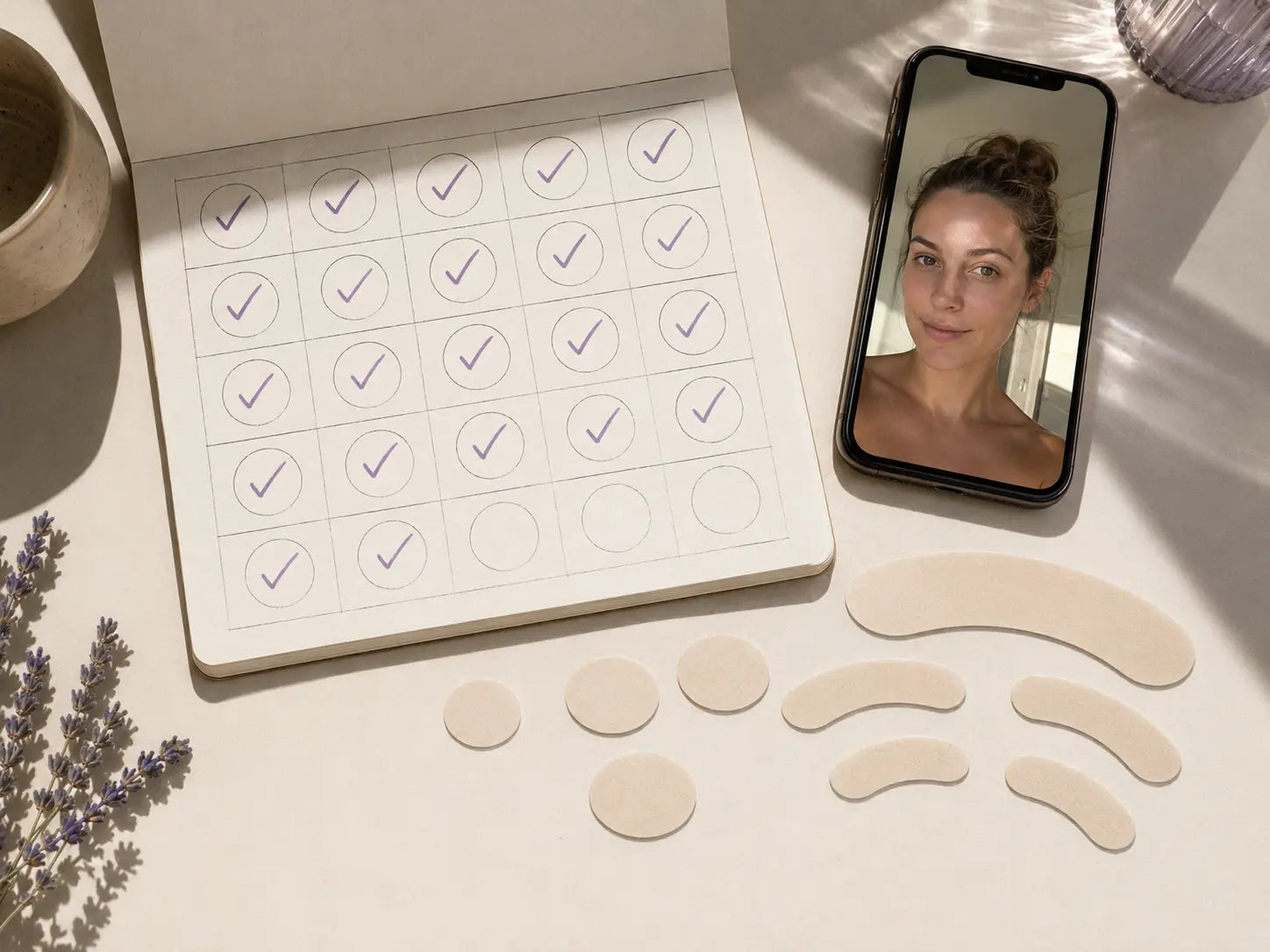 Thirty night FaceTape photo tracker